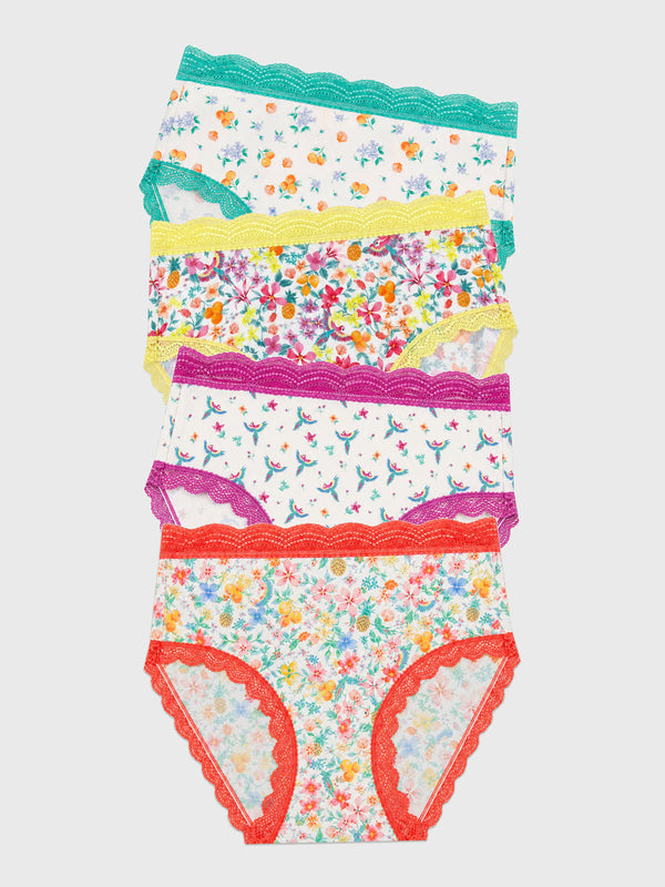 High Rise Brief Four Pack - Paradise Found