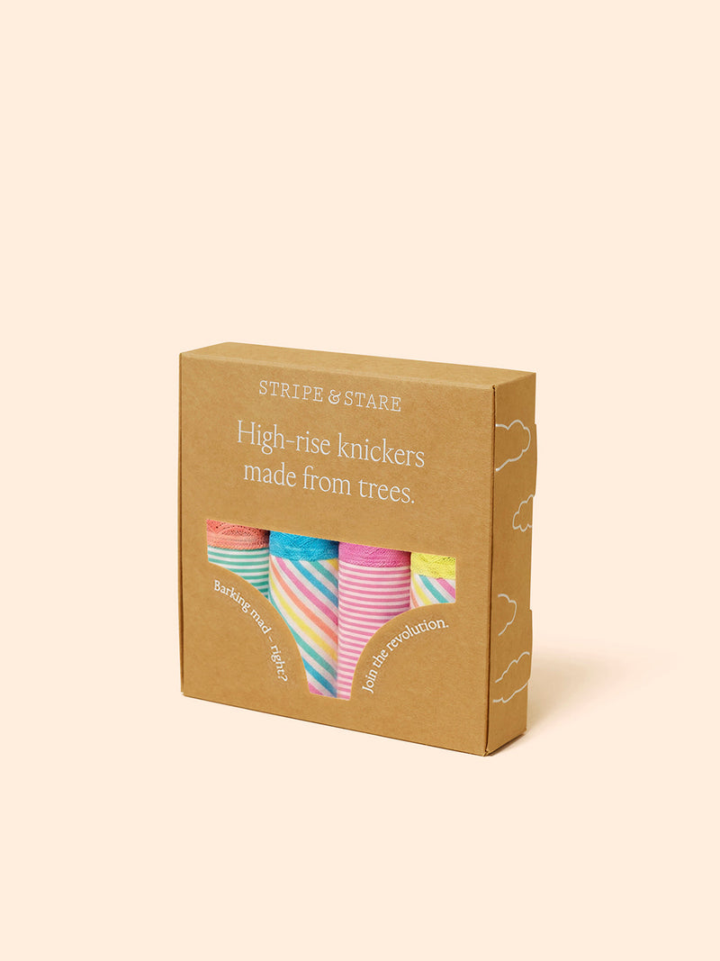High Rise Brief Four Pack - Roll With It