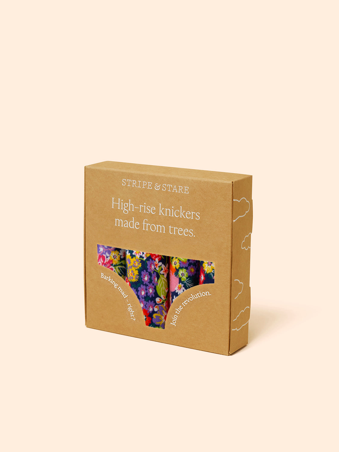 High Rise Brief Four Pack - Botanical Bloom
