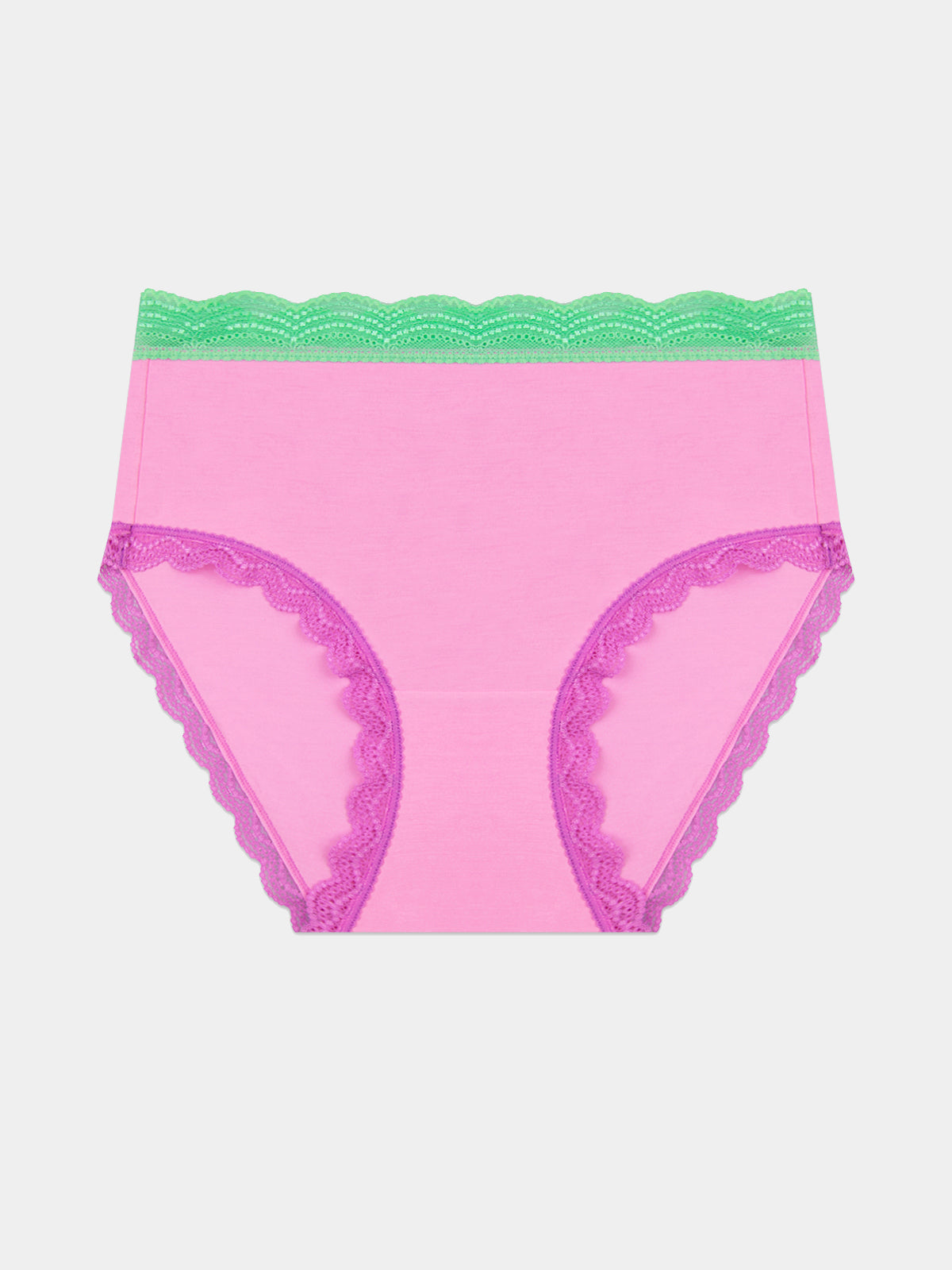High Rise Brief - Candy Floss Brights