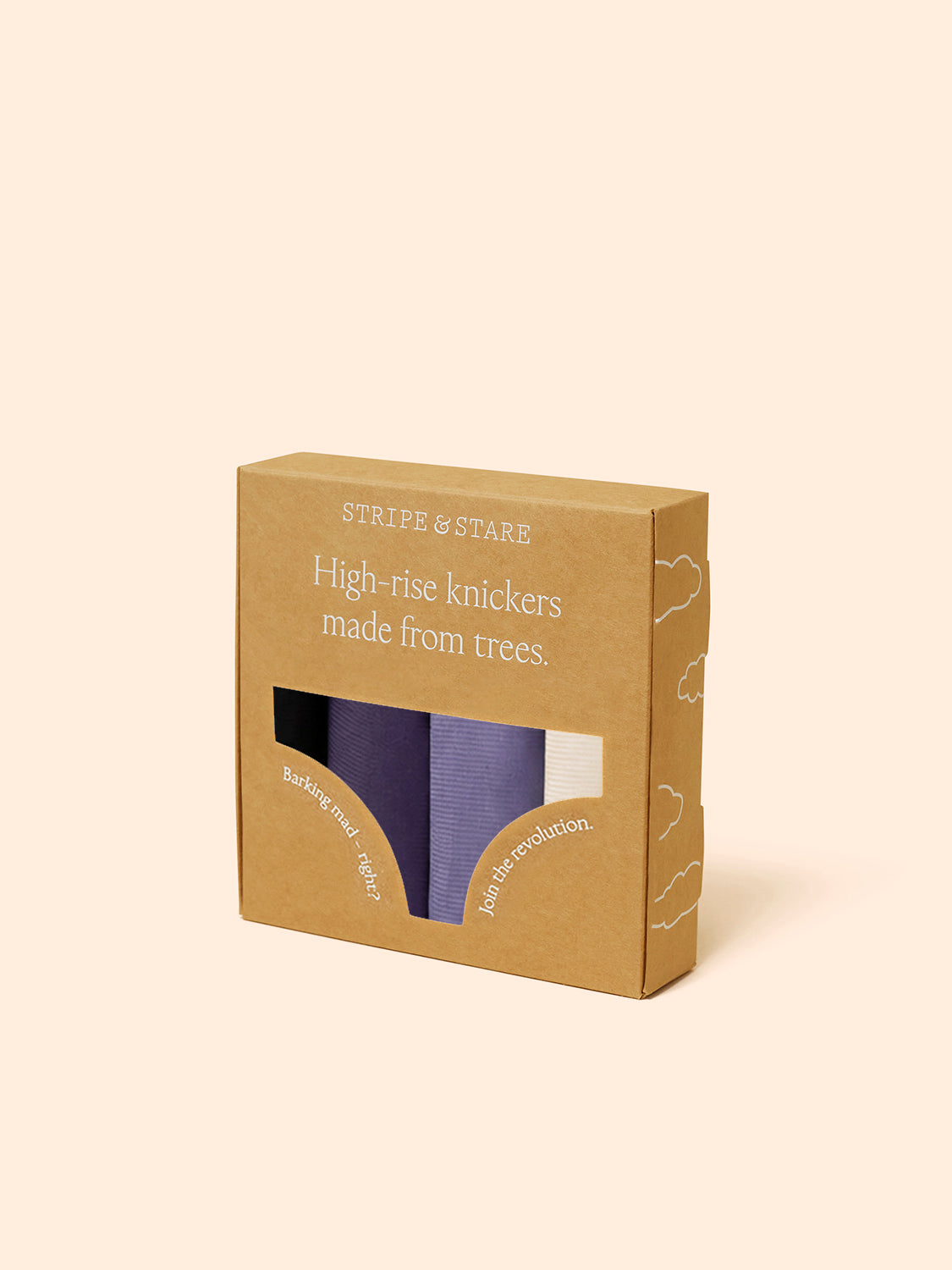 High Rise Brief Four Pack - Night Fog