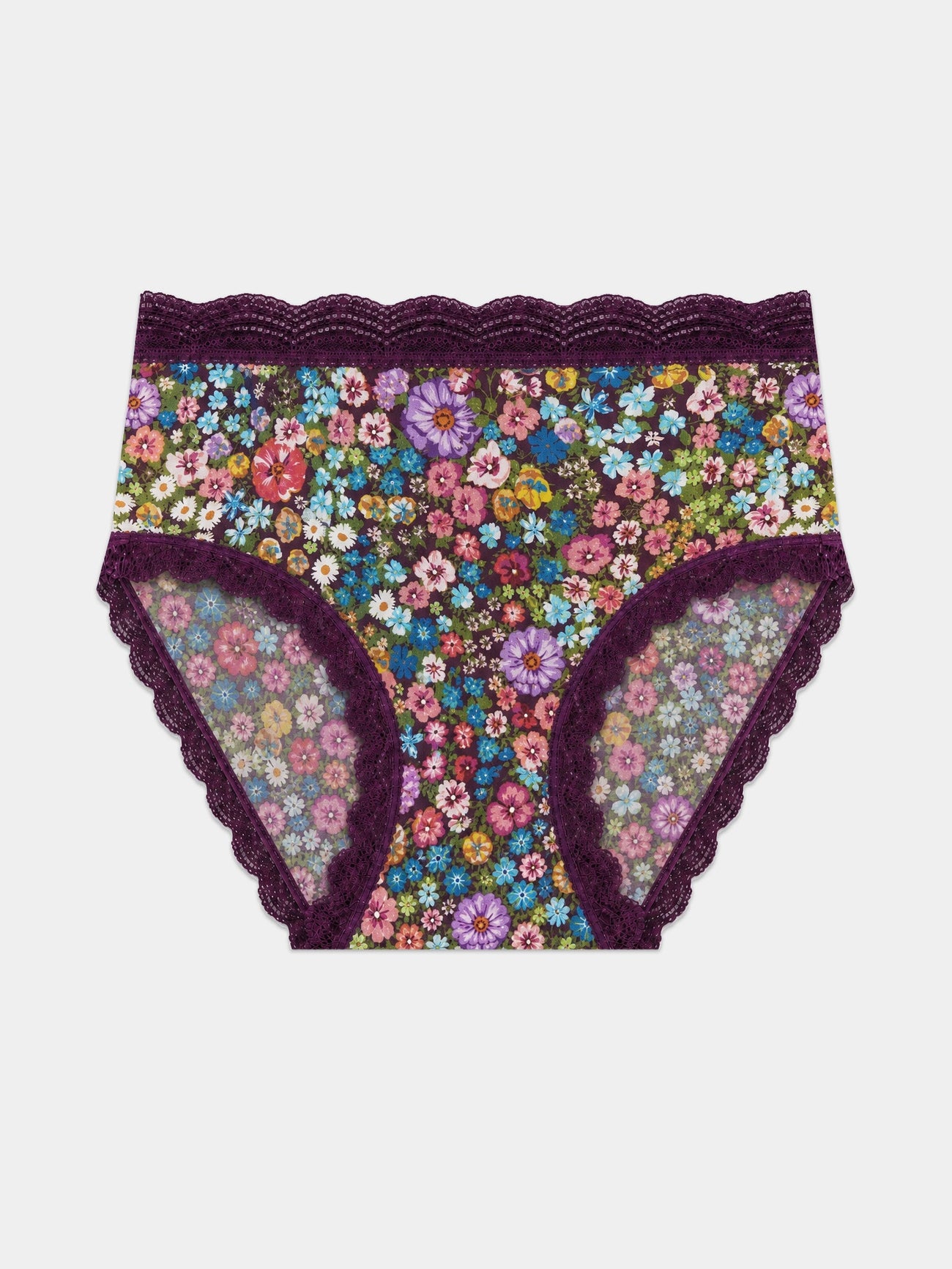 High Rise Brief - Pansy Pop