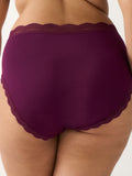 High Rise Brief - Black Cherry