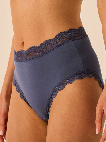 High Rise Brief - Indigo Blue