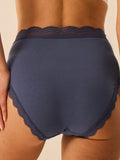 High Rise Brief - Indigo Blue