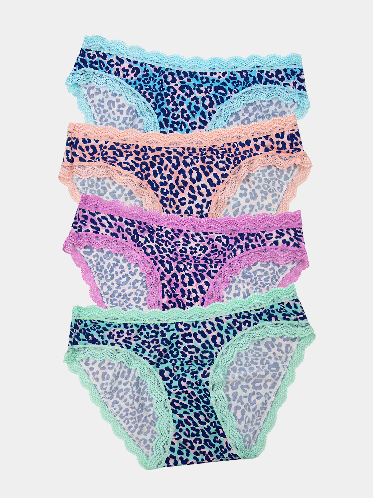 The Original Brief Four Pack - Iridescent Leopards Charming Garment Enterprises Co