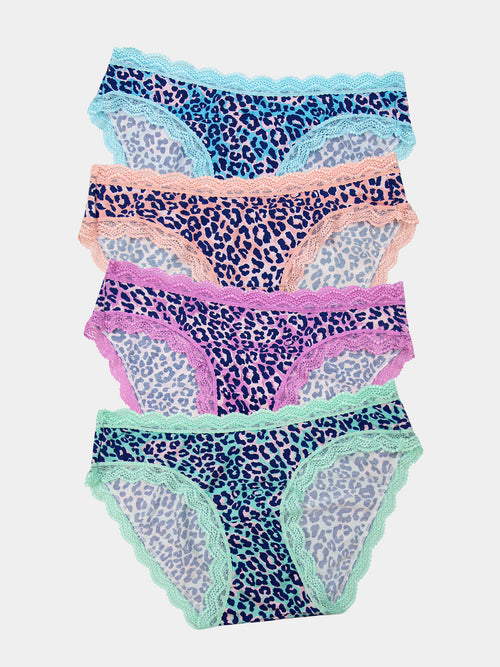 The Original Brief Four Pack - Iridescent Leopards Charming Garment Enterprises Co