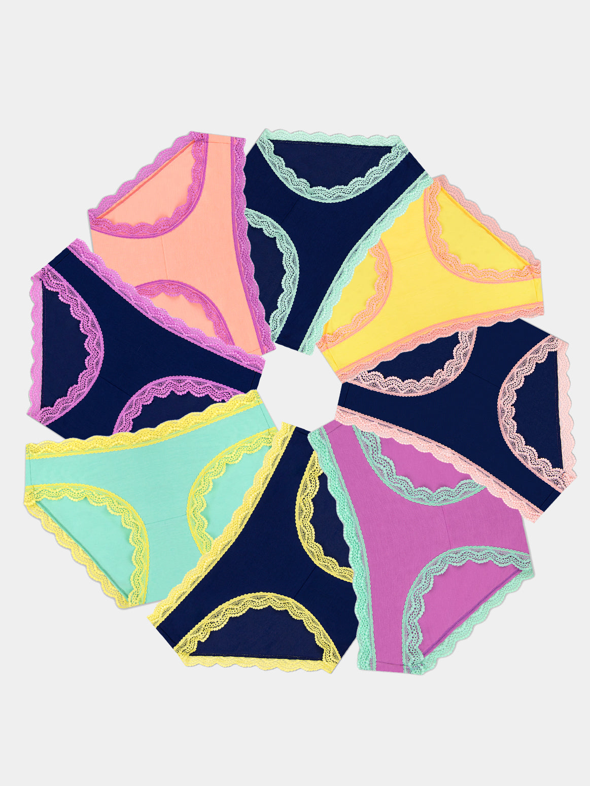 The Original Brief Eight Pack - Pastels Box Wholegood Inter-United Ltd