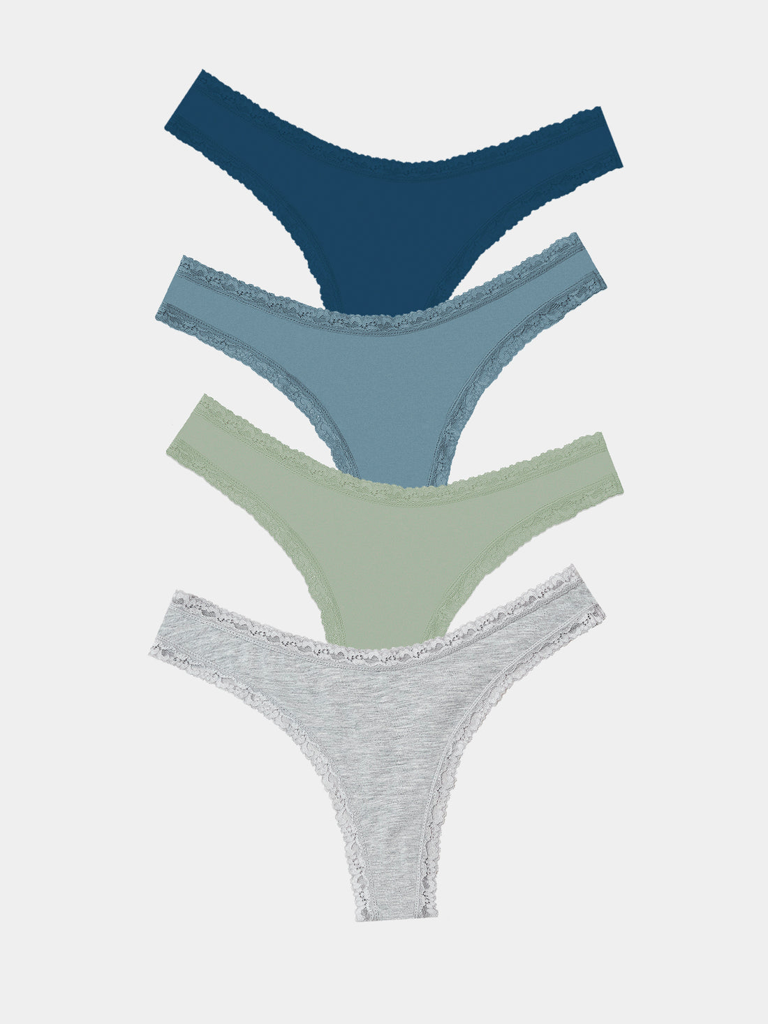 Thong Four Pack - Khaki Mix Charming Garment Enterprises Co