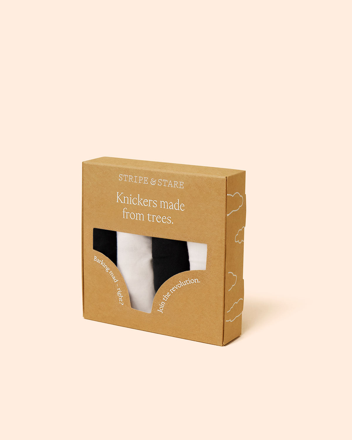 The Original Brief Four Pack - Black and White