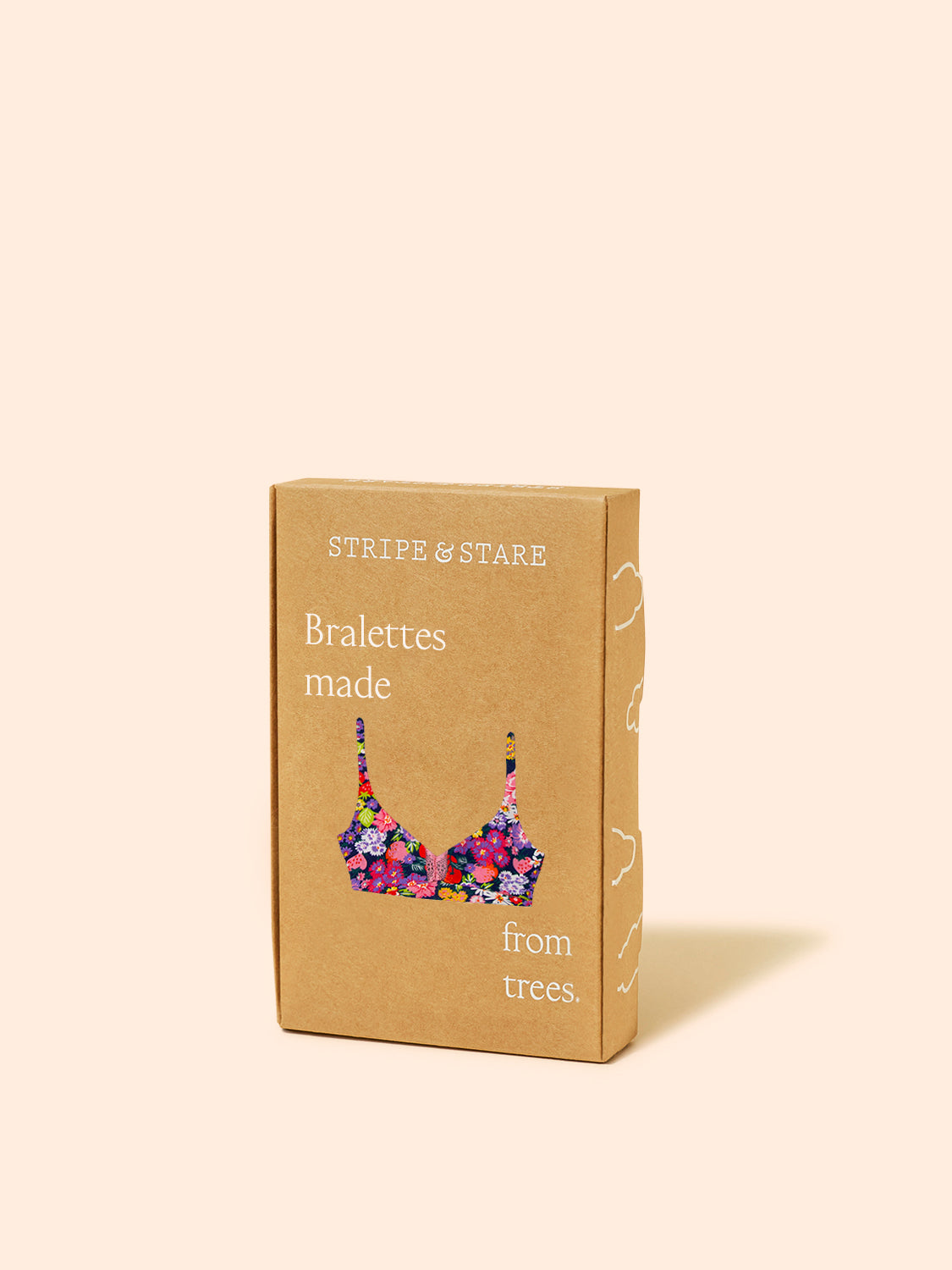 Lace Plunge Bra - Botanical Bloom