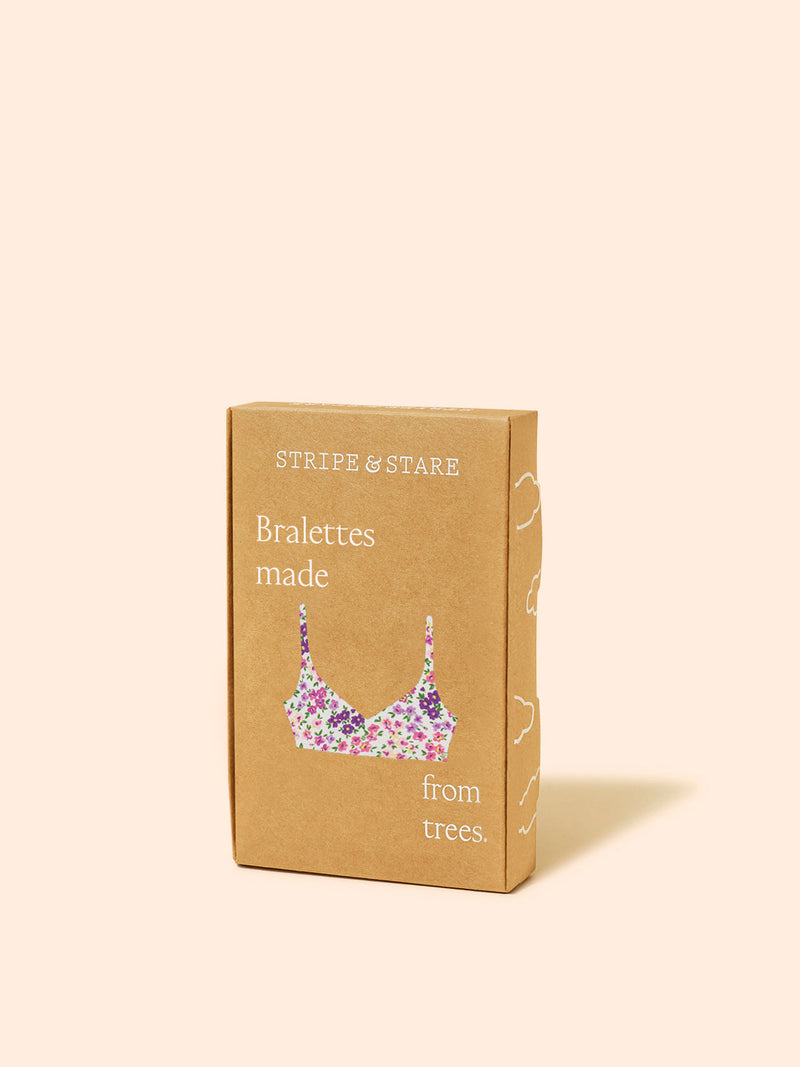 Lace Plunge Bra - Lavender Haze