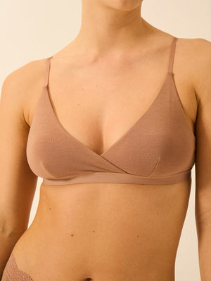 Crossover Bra -  Latte