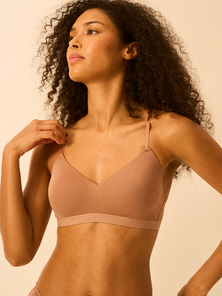 Smooth Sculpt Padded Bra - Latte