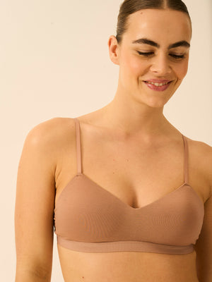 Smooth Sculpt Padded Bra - Latte
