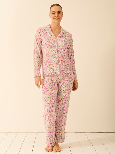 Long Pajama Set - Lavender Haze