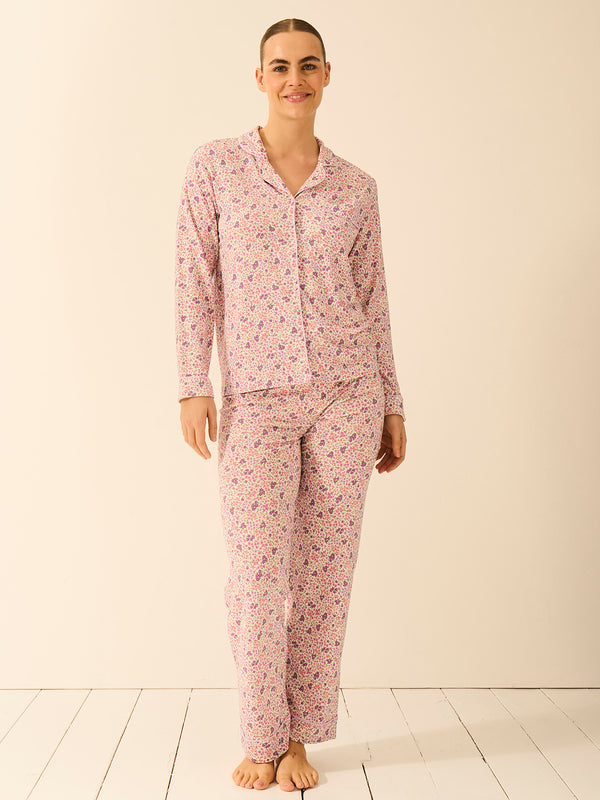 Long Pajama Set - Lavender Haze