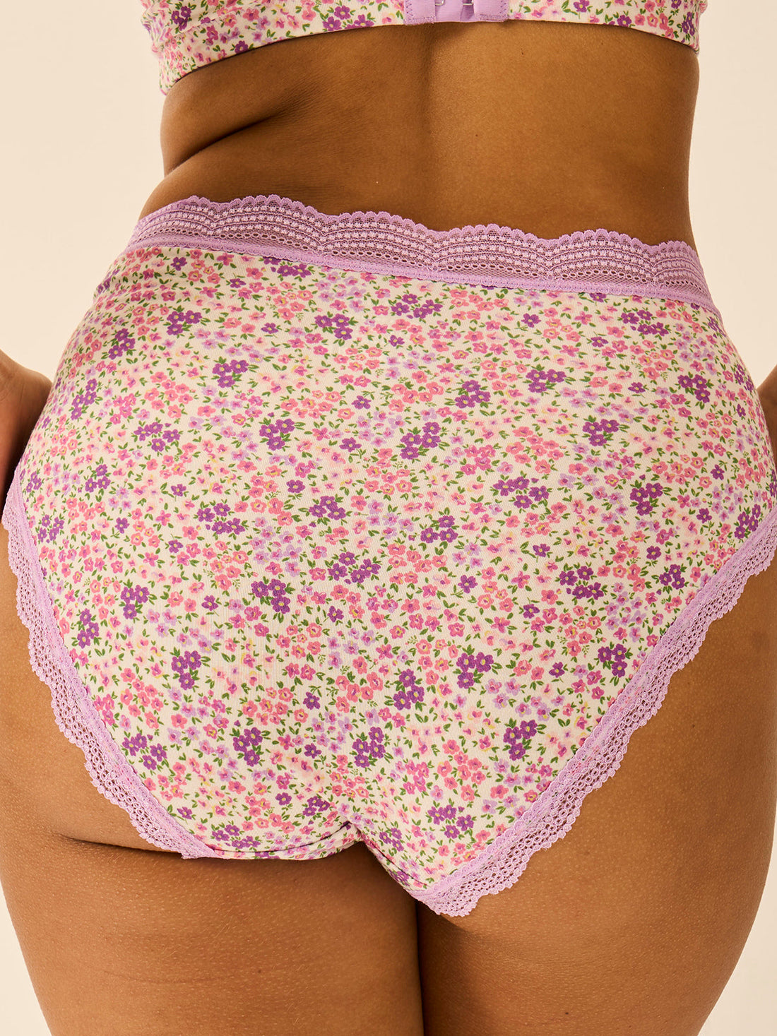 High Rise Brief Four Pack - Lavender Haze