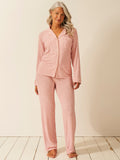 Long Pajama Set - Pink-a-Boo Leopard