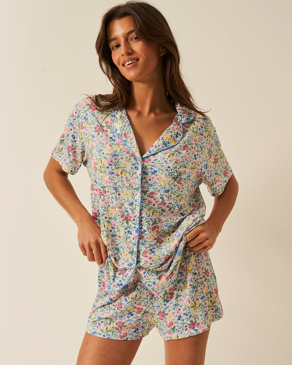Short Pajama Set - Summer Garden Charming Garment Enterprises Co
