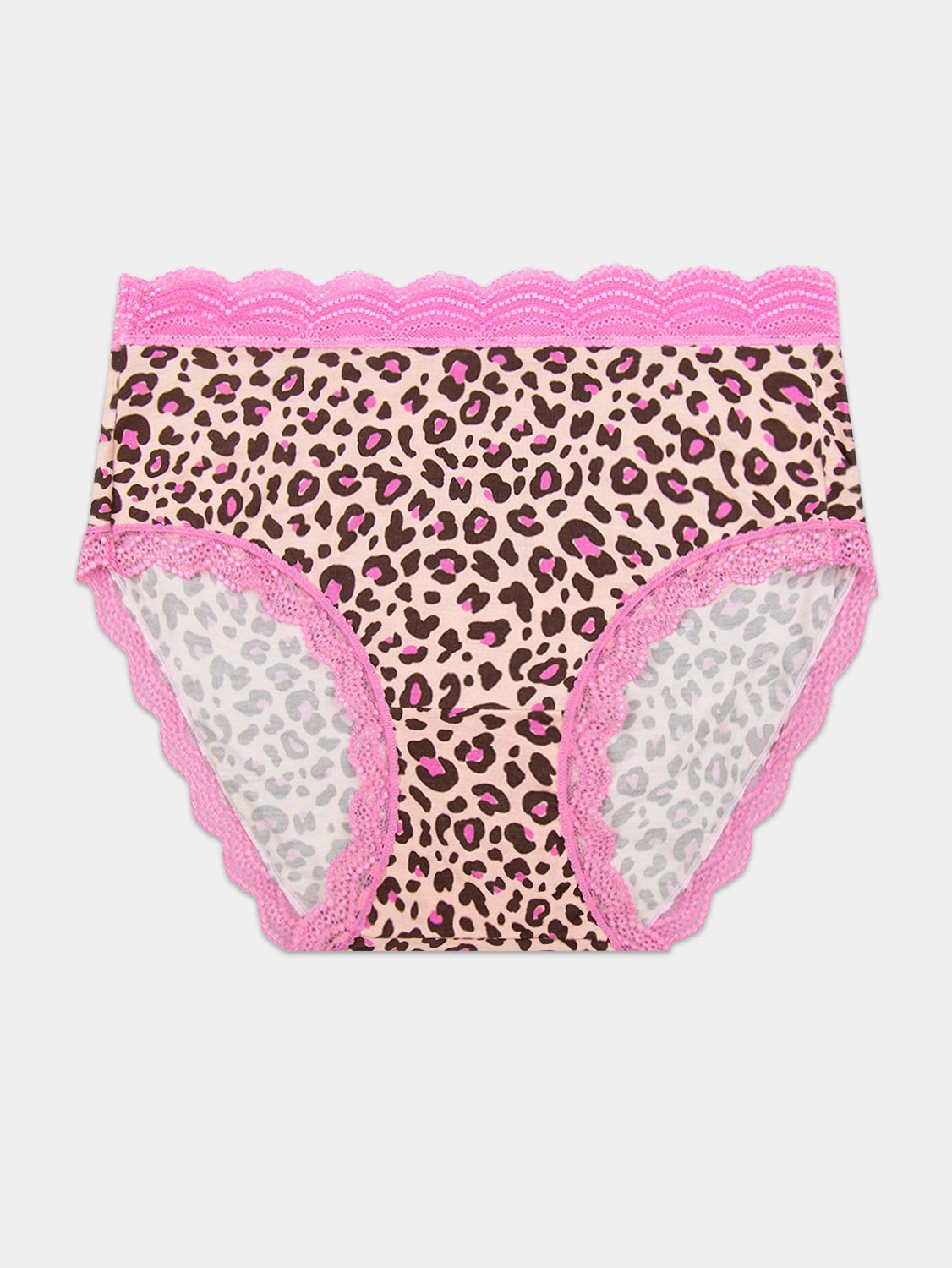High Rise Brief - Liquorice Leopard Charming Garment Enterprises Co