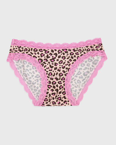 The Original Brief - Liquorice Leopard Stripe & Stare