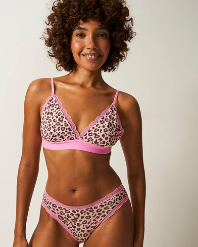 The Original Brief - Liquorice Leopard Stripe & Stare