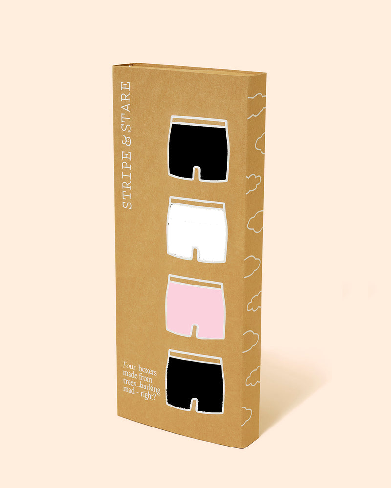 Women's Boxer Four Pack - The Logo Edit
