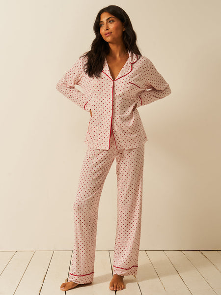 Long Pajama Set - Mini Heart