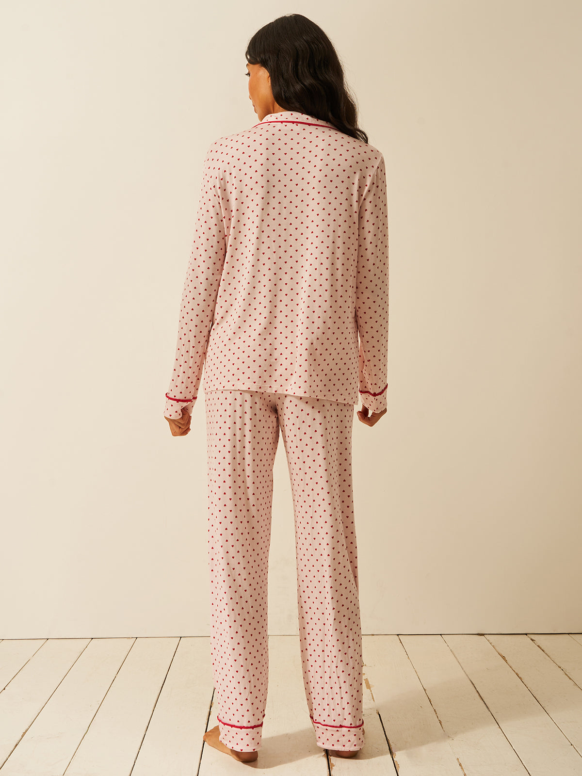 Long Pajama Set - Mini Heart