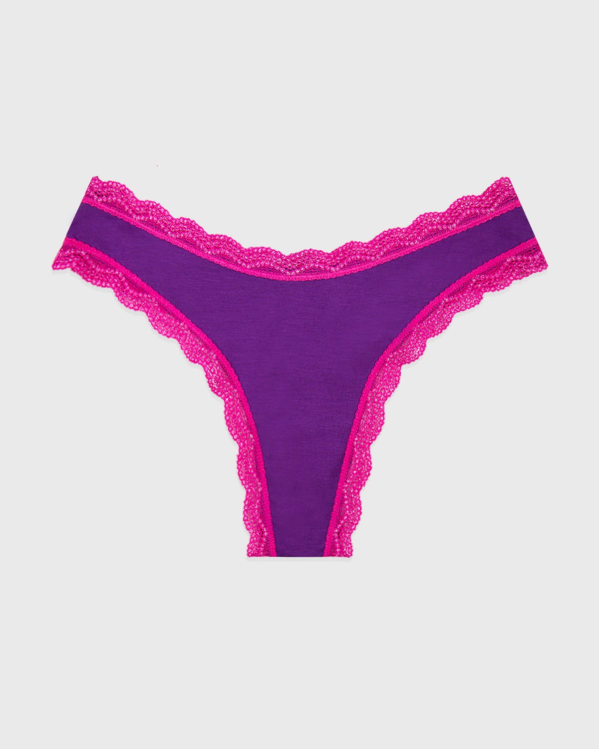 Thong - Plum & Raspberry Sparkle Lace Wholegood Inter-United Ltd