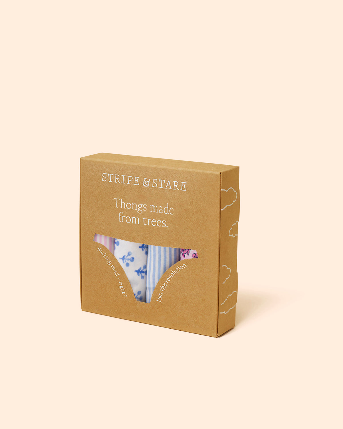 Marea X S&S Thong Four Pack - Seashell Charming Garment Enterprises Co