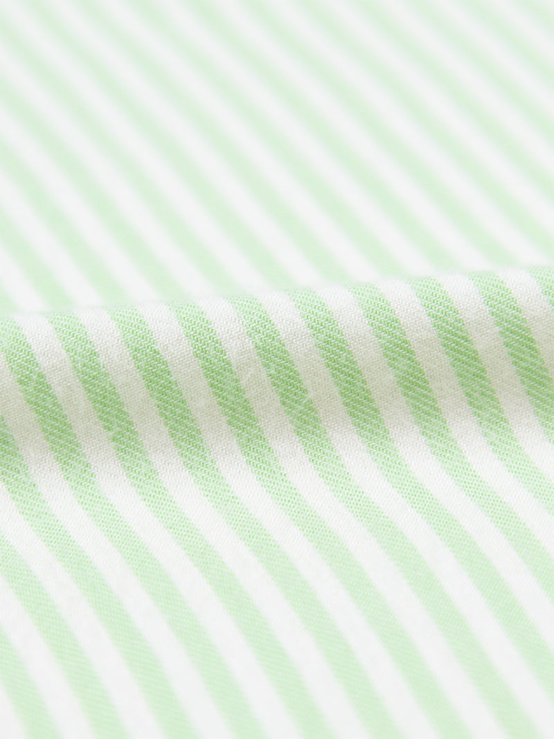 Emily English X S&S Soft Brushed Woven Pajama Bottoms - Matcha Stripe Anjos & Lourenco