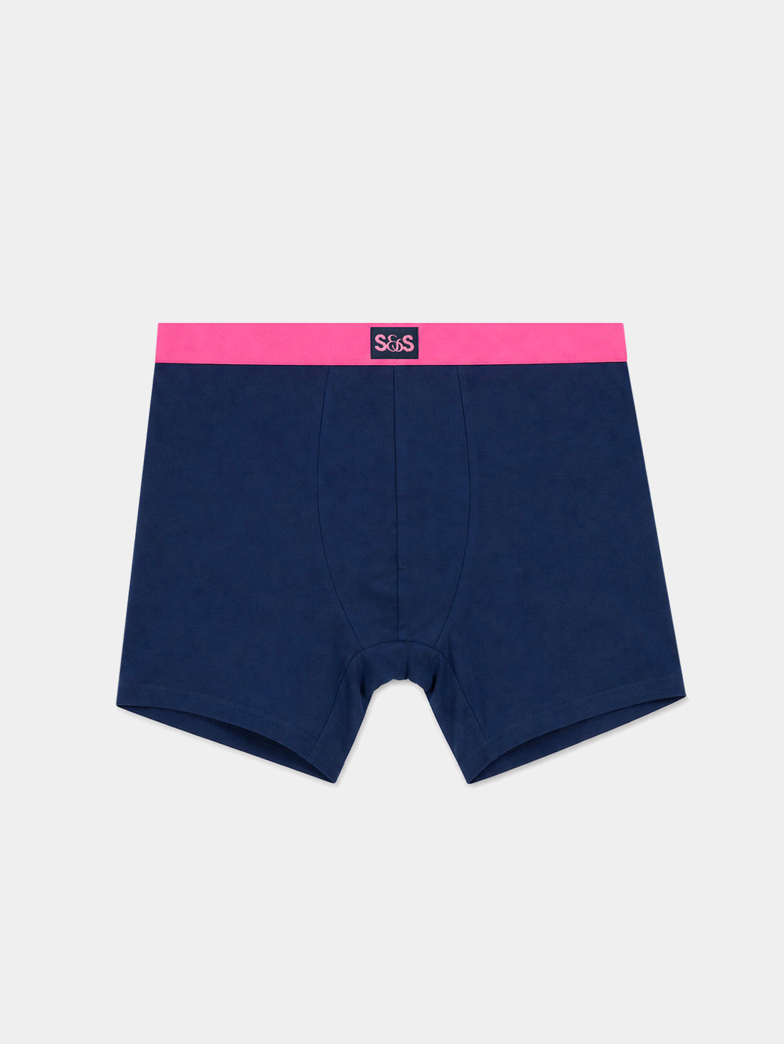 Men's Boxer - Navy & Pop Pink