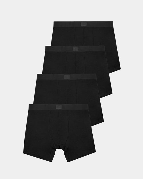 Men's Boxer Four Pack - Black Stripe & Stare