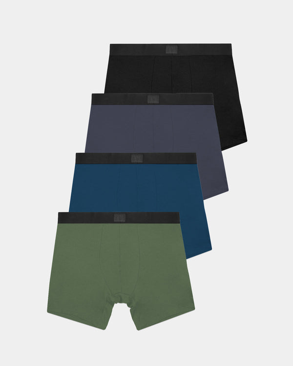Mens Boxer Four Pack - Mixed Essentials