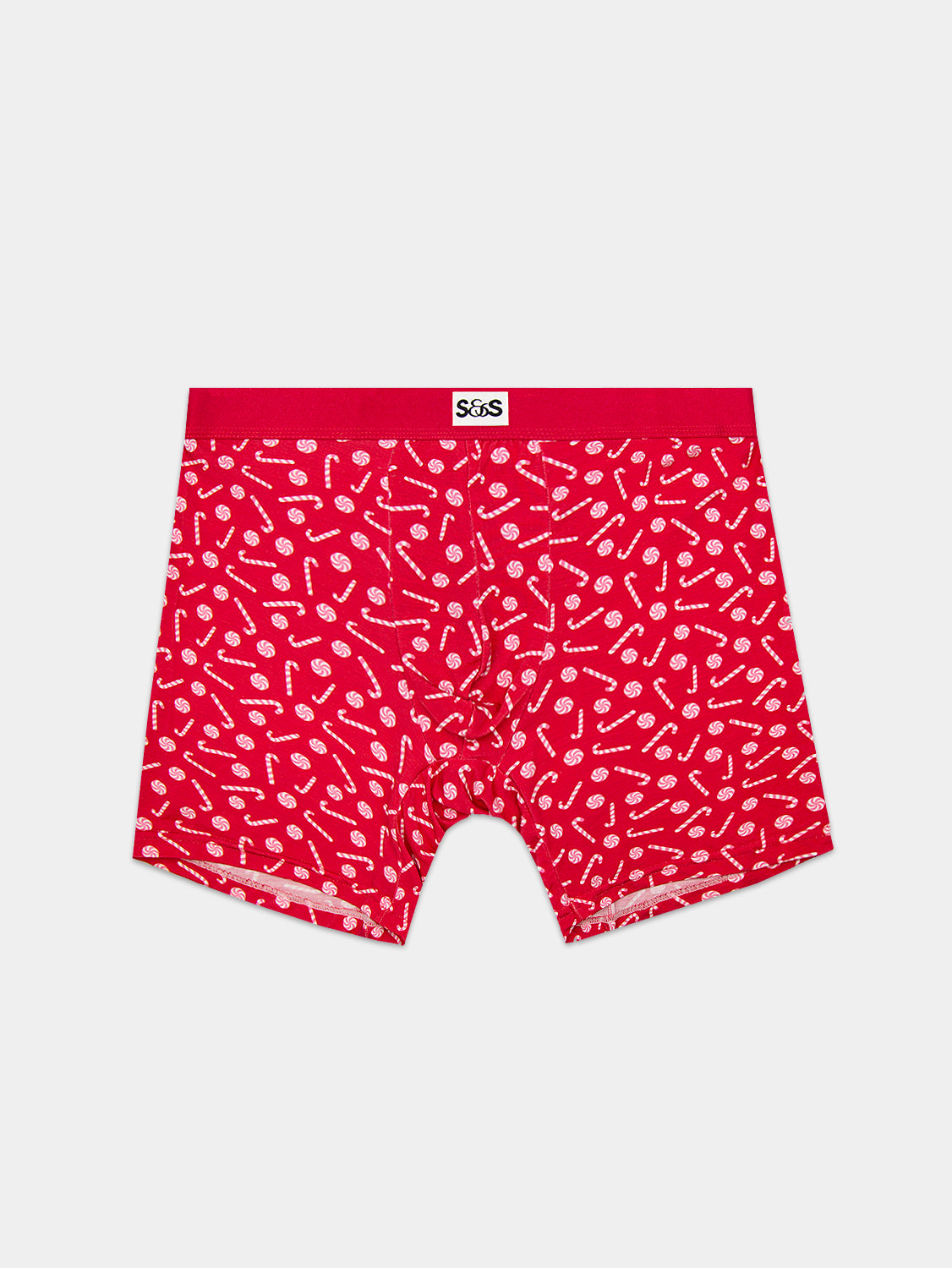 Men's Boxer - Candy Cane Swirl