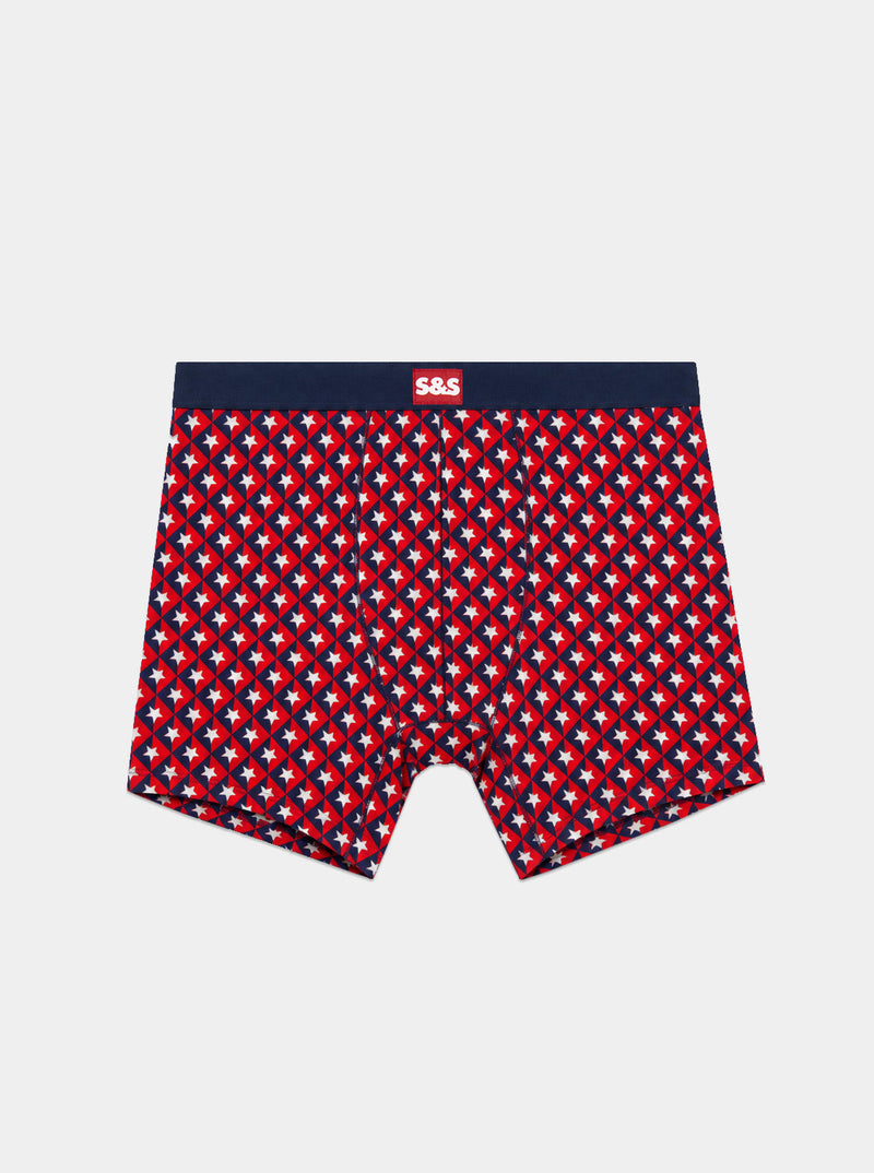 Men's Boxer - Geo Star