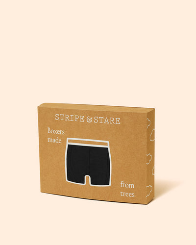 Men's Boxer - Black Stripe & Stare