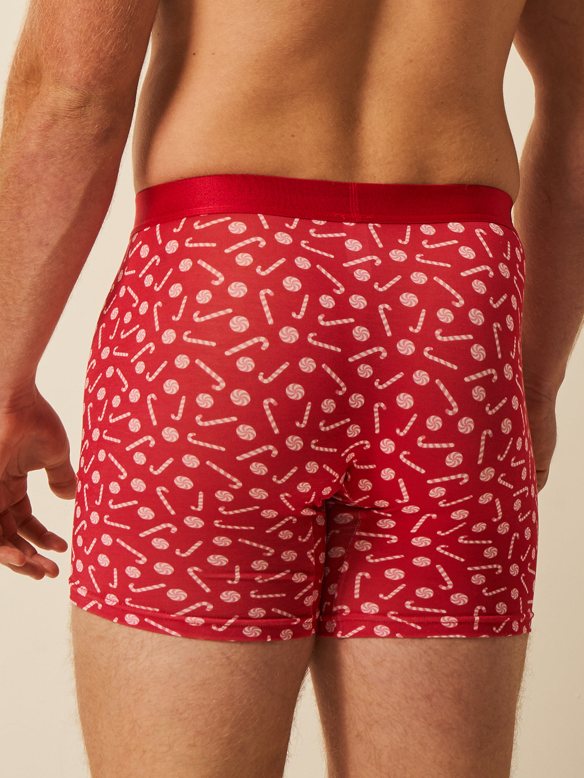 Men's Boxer - Candy Cane Swirl