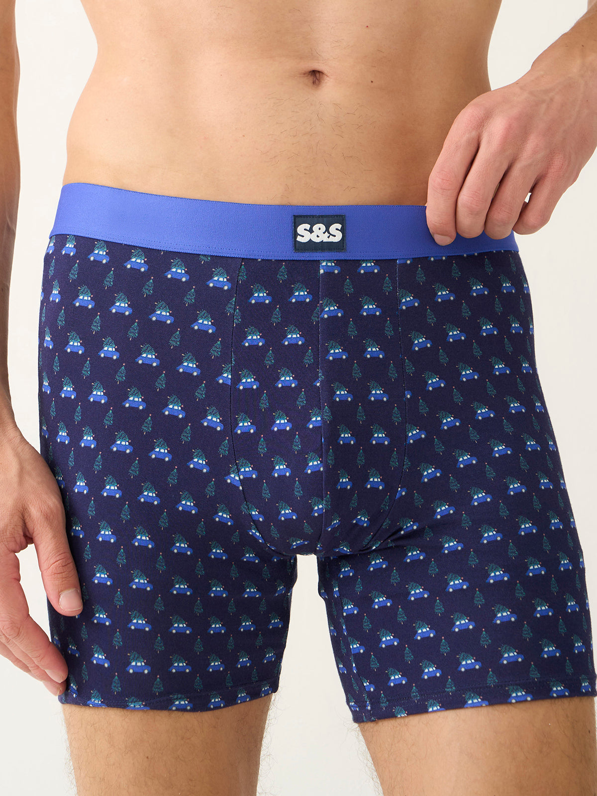 Men's Boxer - Drivin Home for Christmas