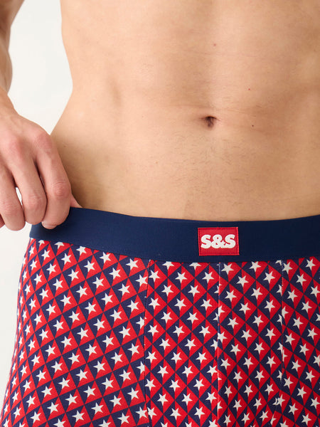 Men's Boxer - Geo Star
