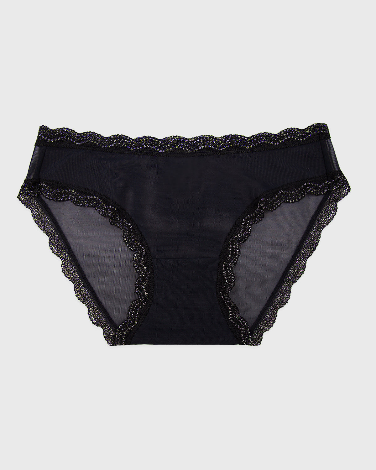Mesh Original Brief - Black Sparkle Lace Wholegood Inter-United Ltd