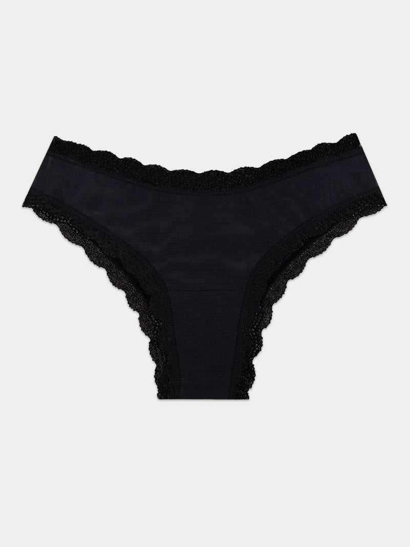 Mesh Brazilian Brief - Black