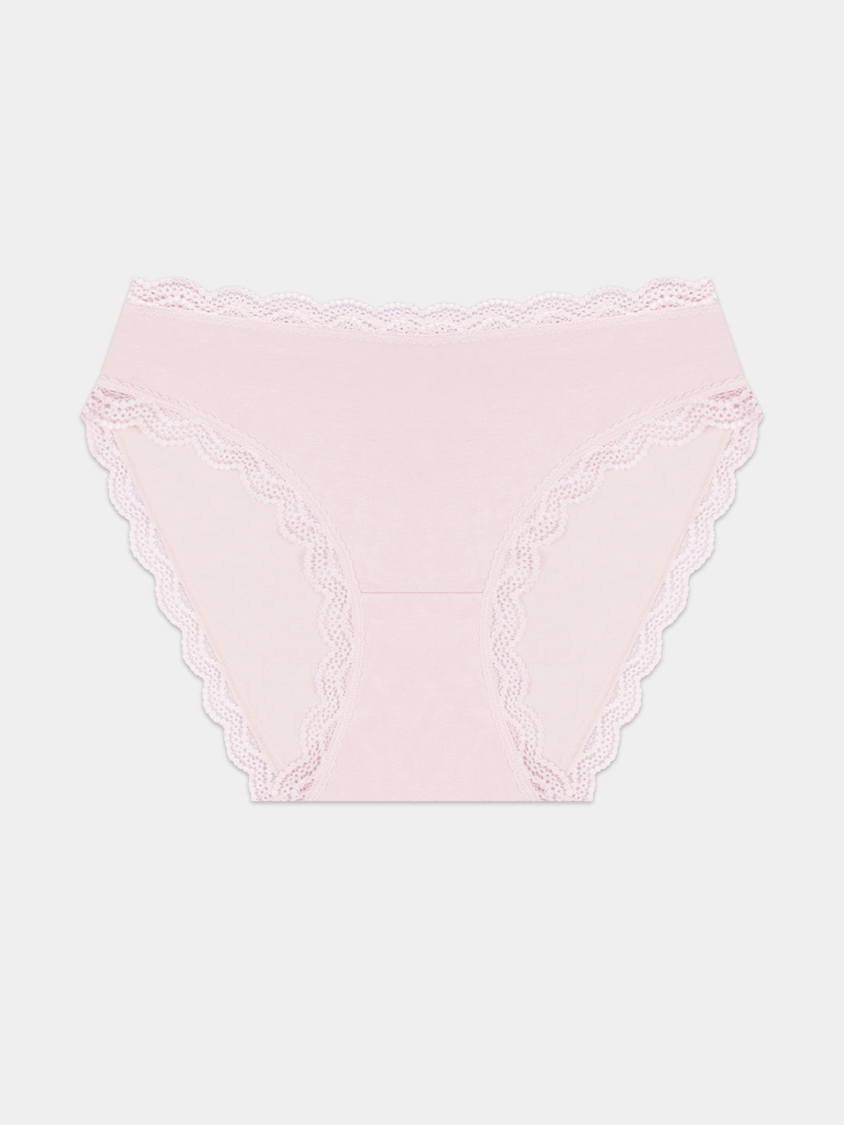 Mid Rise High Leg Brief - Pink-a-Boo