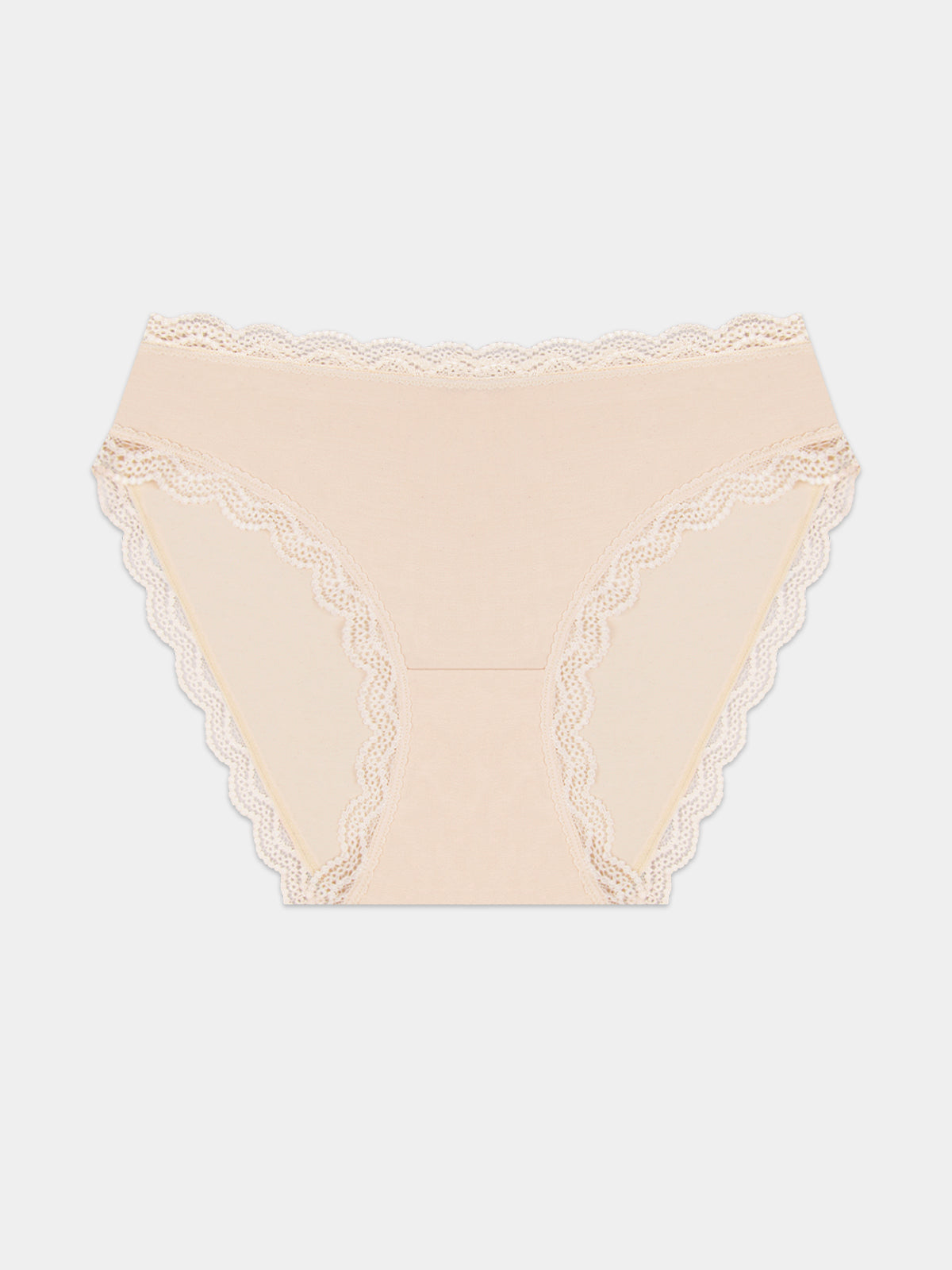 Mid Rise High Leg Brief - Sand