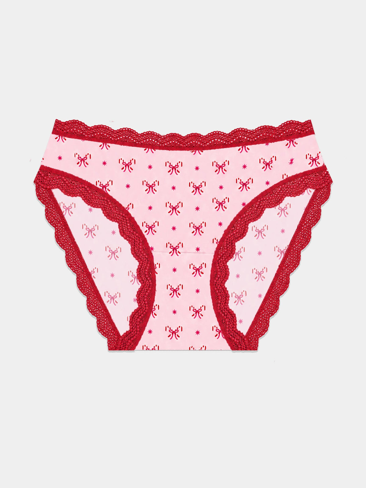 Mid Rise High Leg Brief - Santa Baby