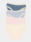 Mid Rise High Leg Brief Four Pack - Icon Contrasts