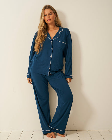 Long Pajama Set - Midnight Charming Garment Enterprises Co