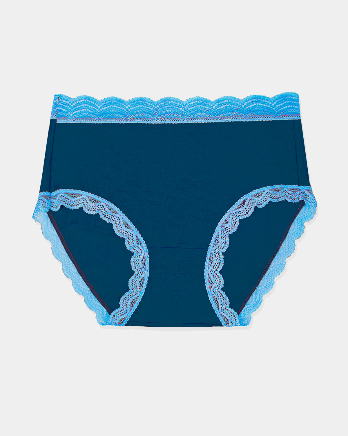 High Rise Brief - Midnight Neon Blue Charming Garment Enterprises Co